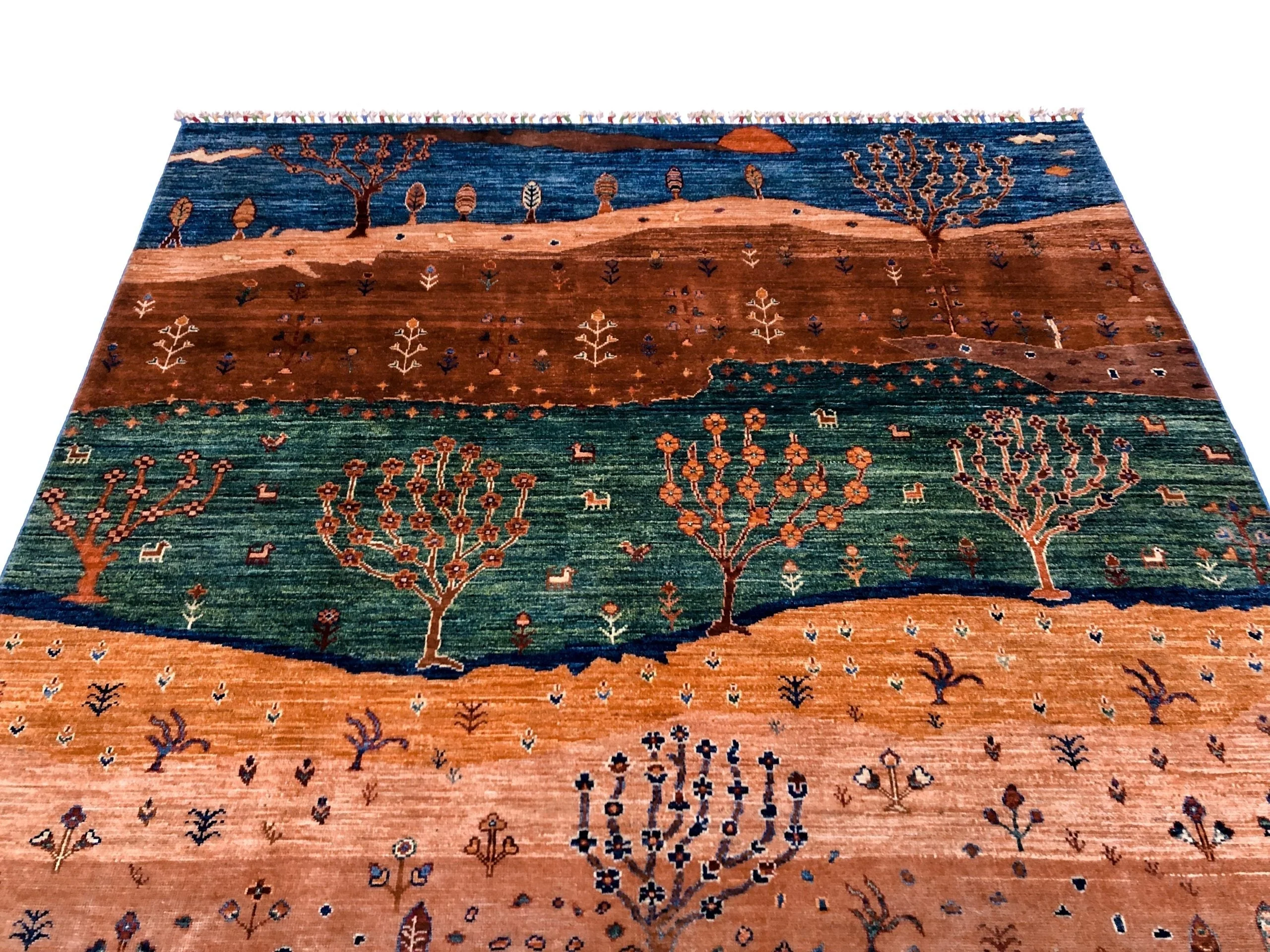 Gabbeh multi 5x8 - Image 5