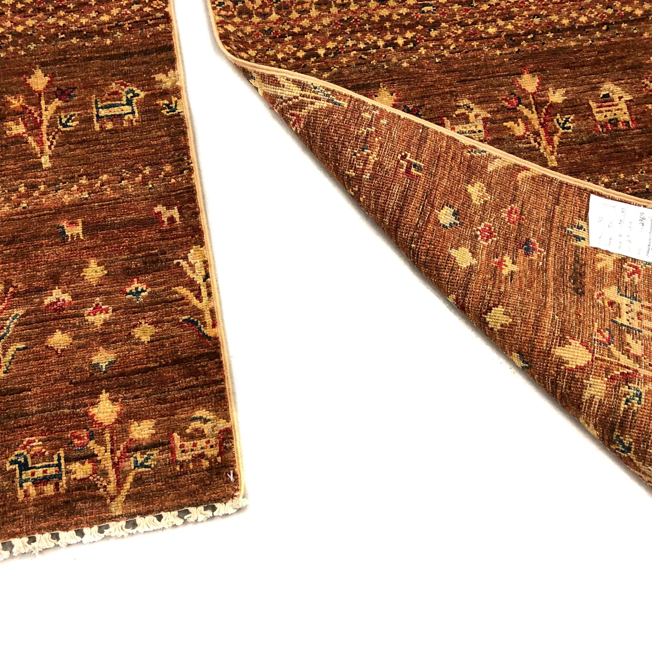 Gabbeh Tribal/folk brown (2x3) - Image 4