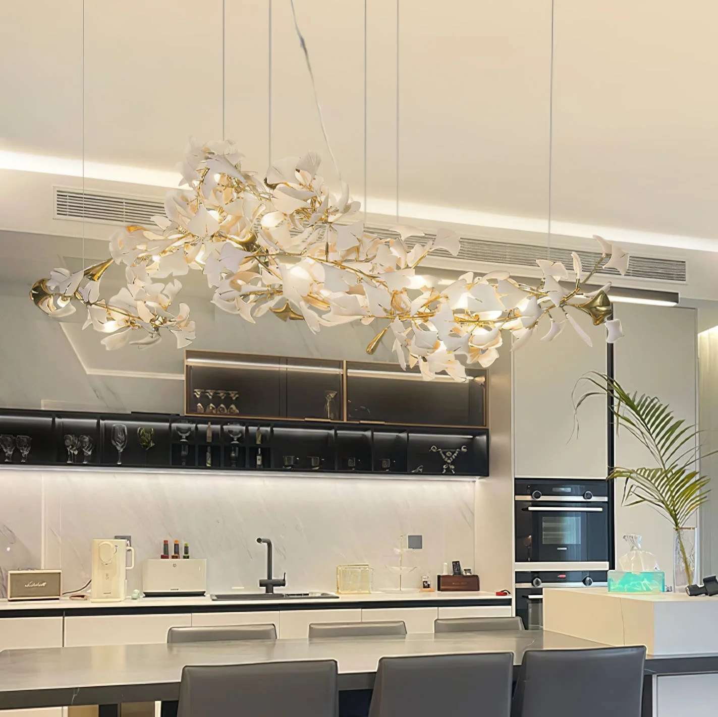Gingko Ceramic Chandelier K - Image 10