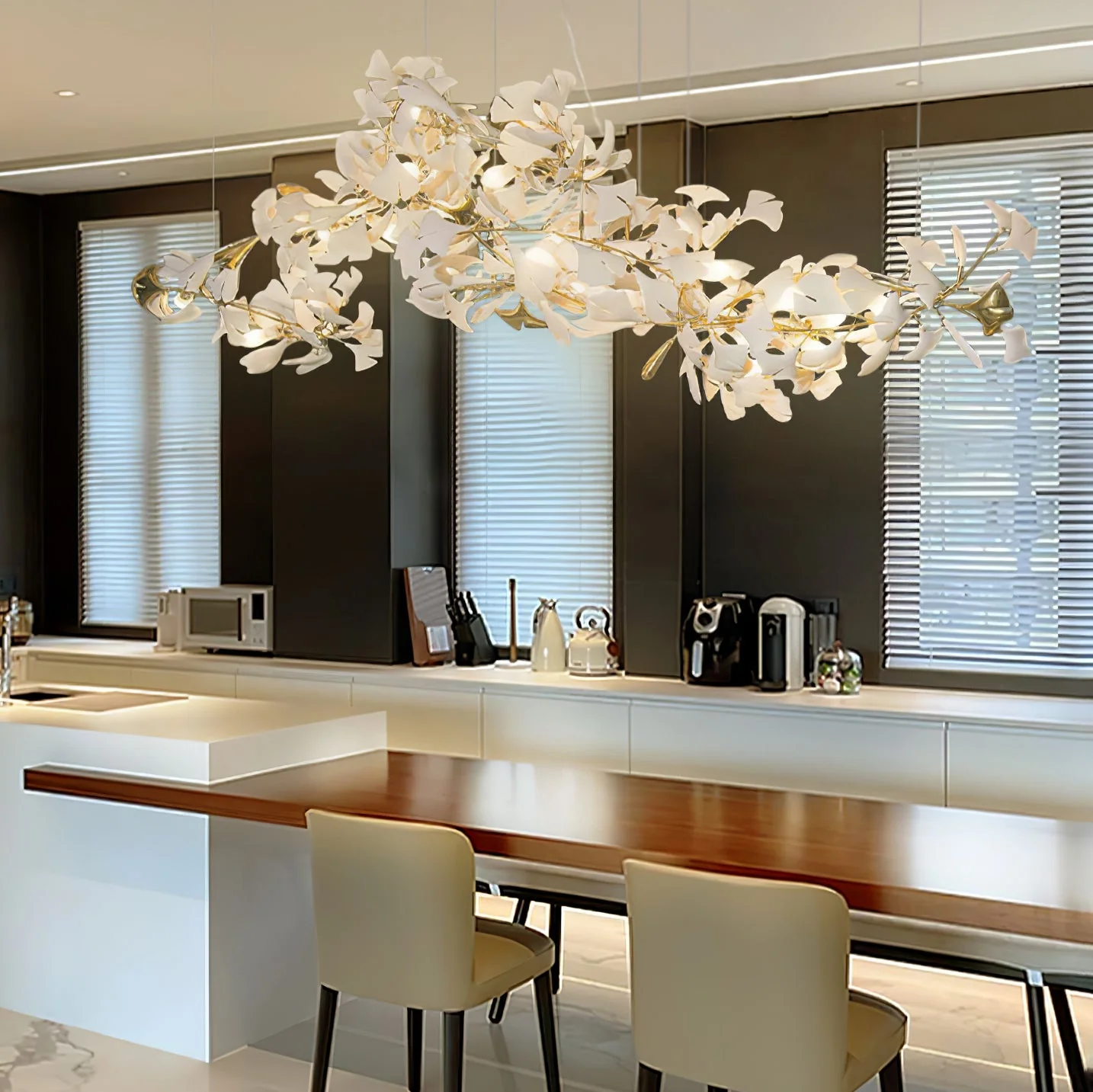 Gingko Ceramic Chandelier K - Image 13