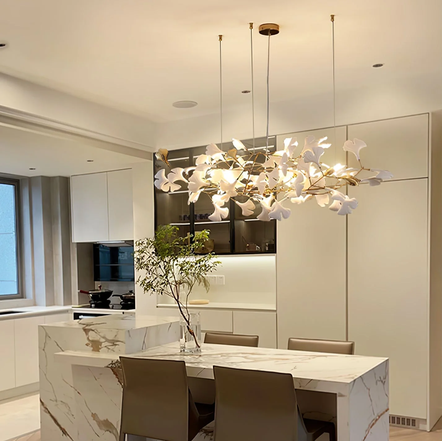 Gingko Ceramic Chandelier K - Image 15