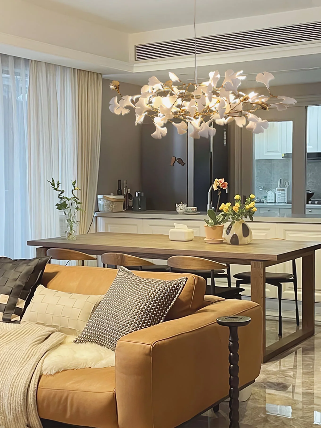 Gingko Ceramic Chandelier K - Image 16