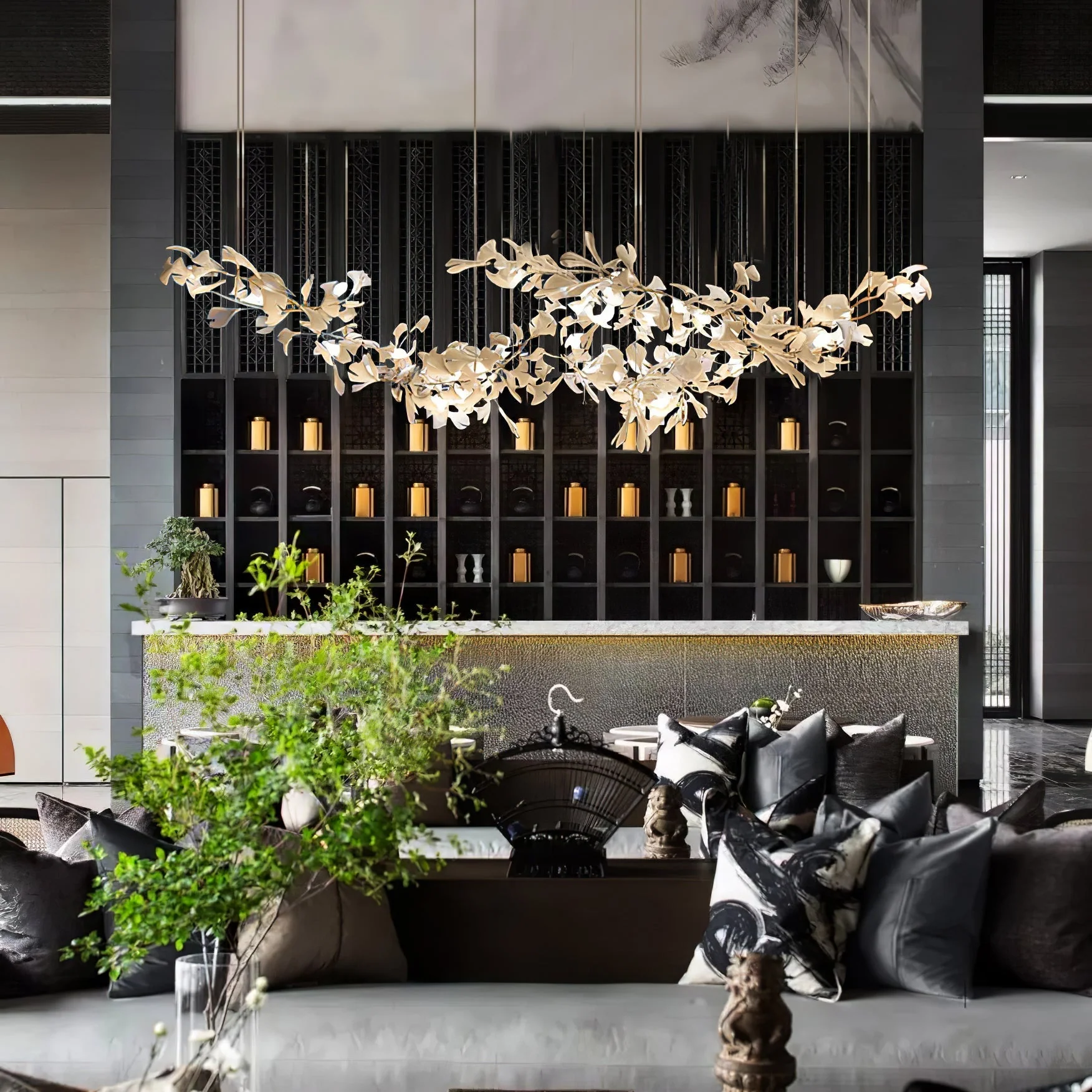 Gingko Ceramic Chandelier K - Image 19