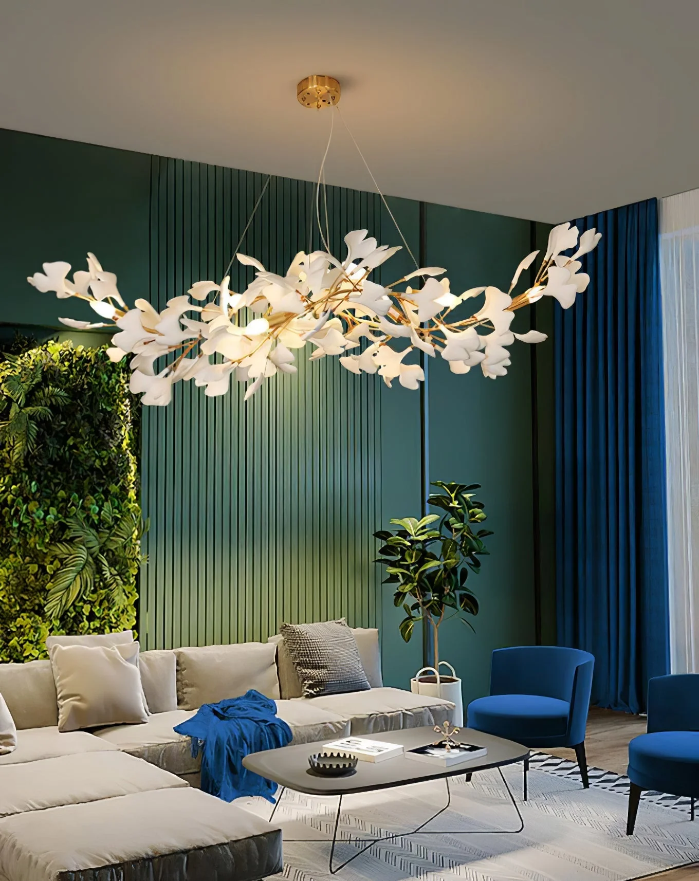 Gingko Ceramic Chandelier K - Image 6