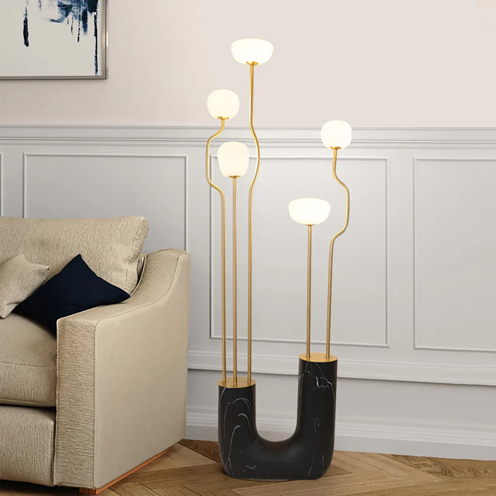 Glass Artistic Aria Bloom Floor Lamp - Image 3