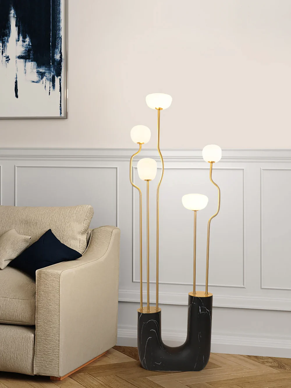 Glass Artistic Aria Bloom Floor Lamp - Image 9