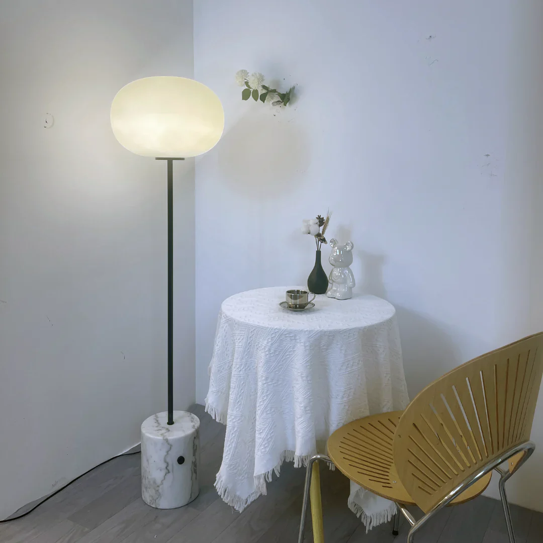 Glass Jwda Marble Floor Lamp - Image 10