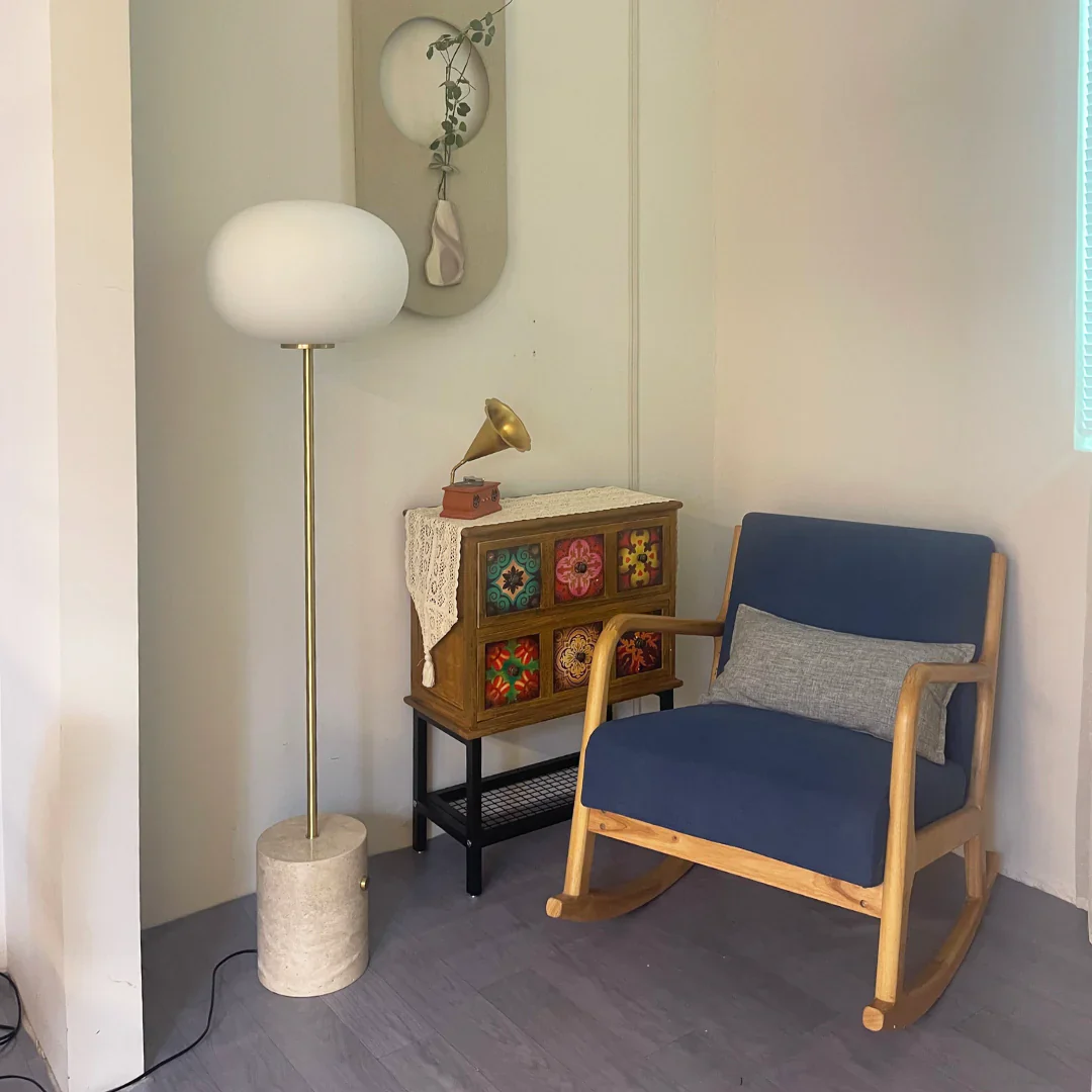 Glass Jwda Marble Floor Lamp - Image 12