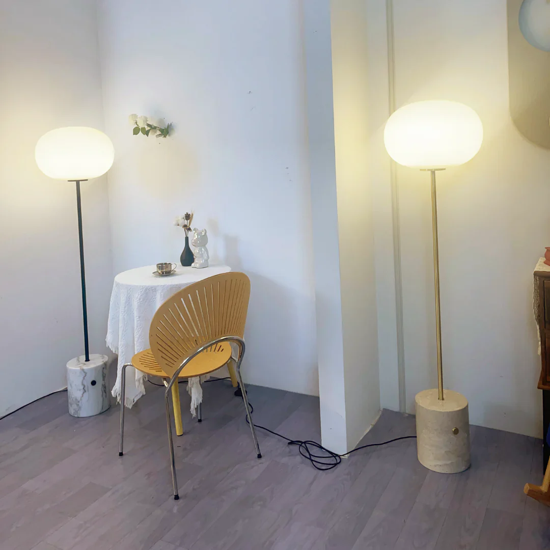 Glass Jwda Marble Floor Lamp - Image 16