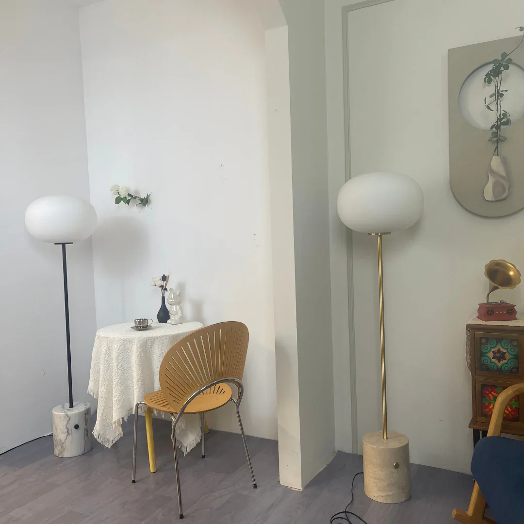 Glass Jwda Marble Floor Lamp - Image 17