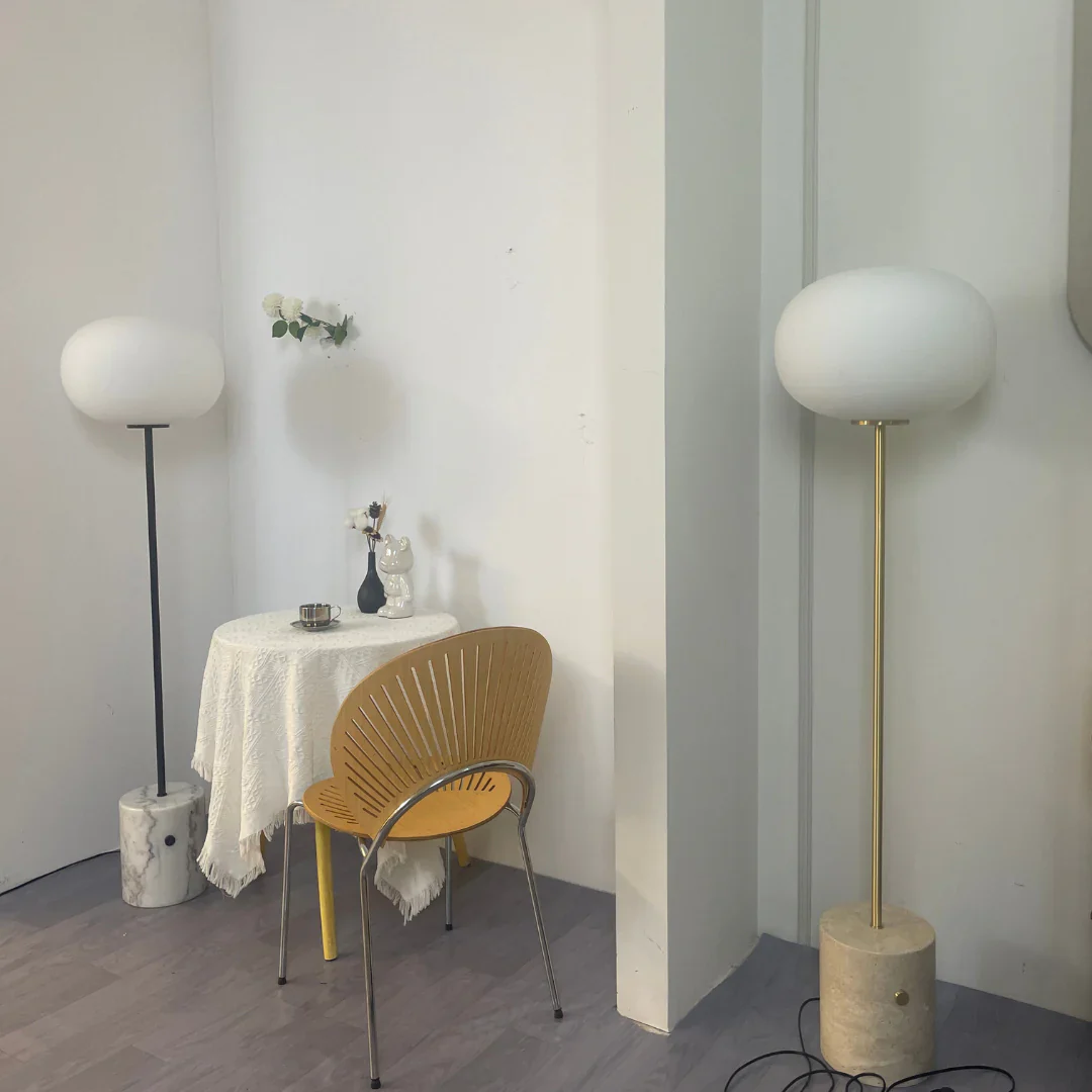 Glass Jwda Marble Floor Lamp - Image 19