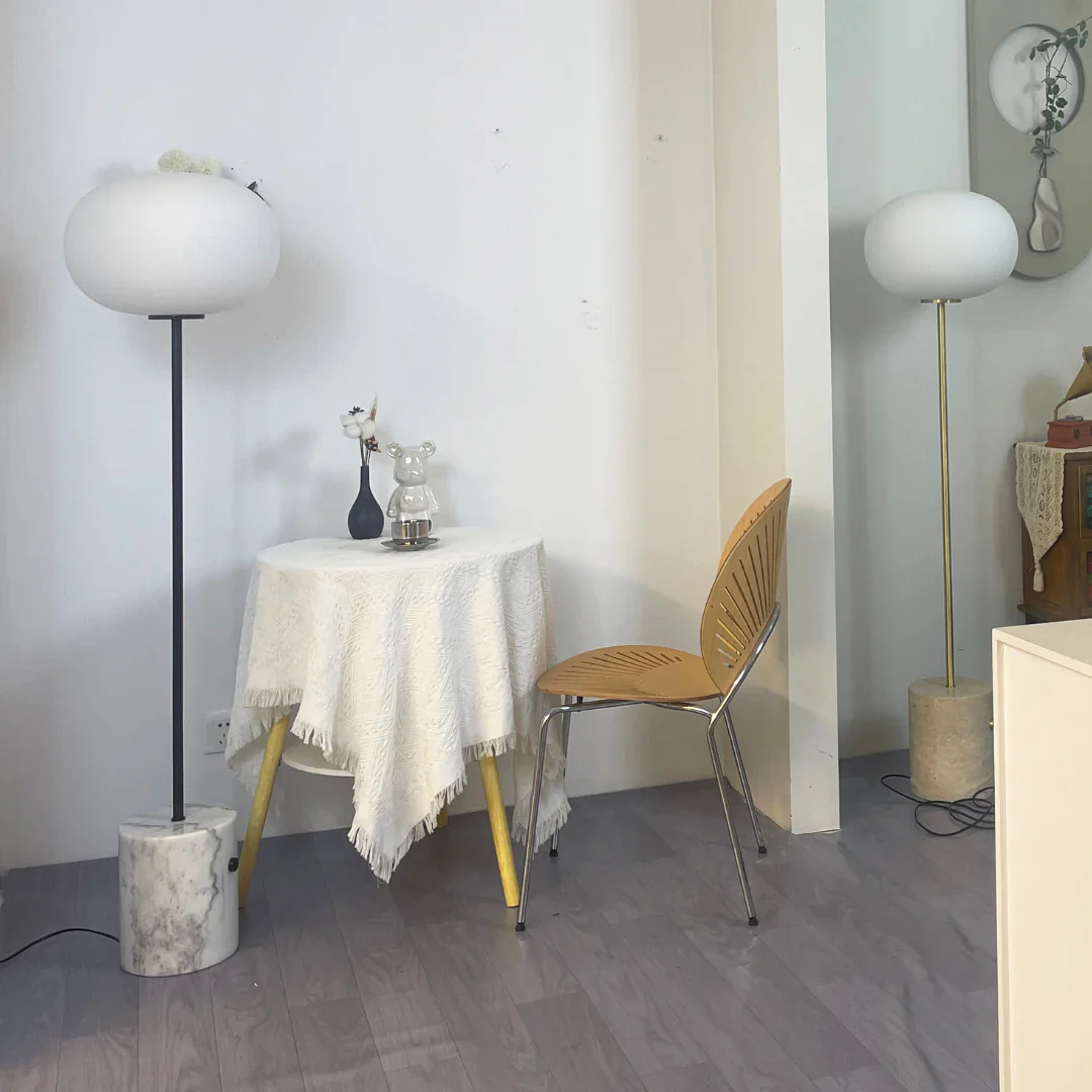 Glass Jwda Marble Floor Lamp - Image 20