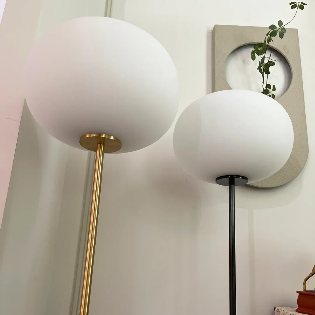Glass Jwda Marble Floor Lamp - Image 30