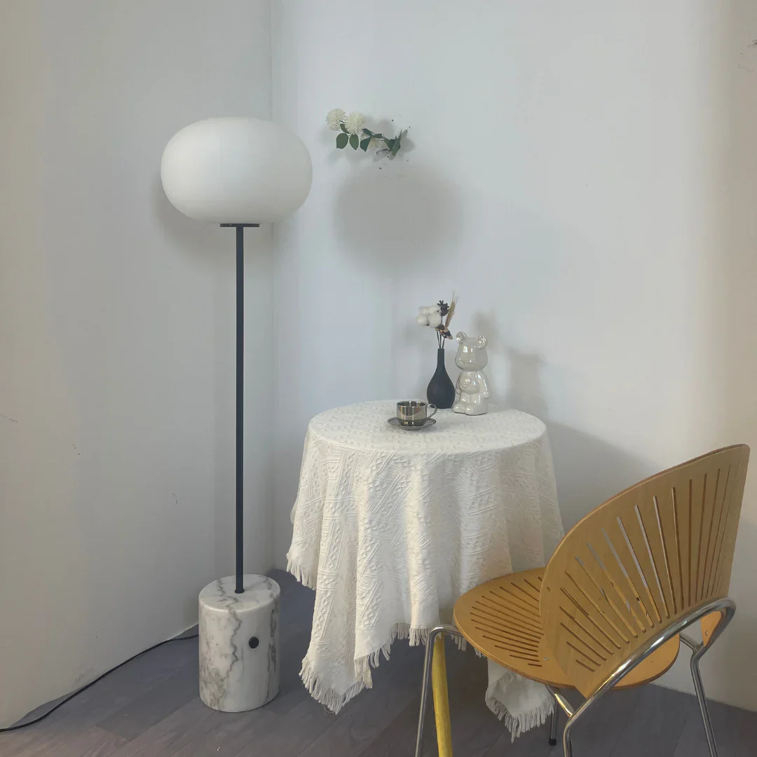 Glass Jwda Marble Floor Lamp - Image 6