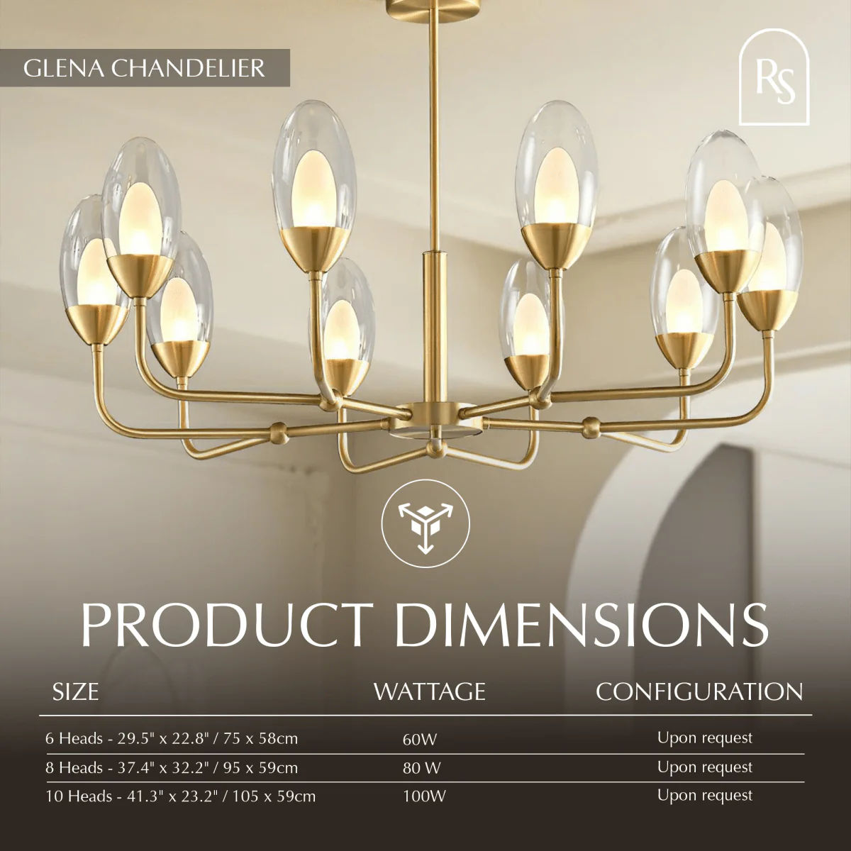 Glena Chandelier - Image 8