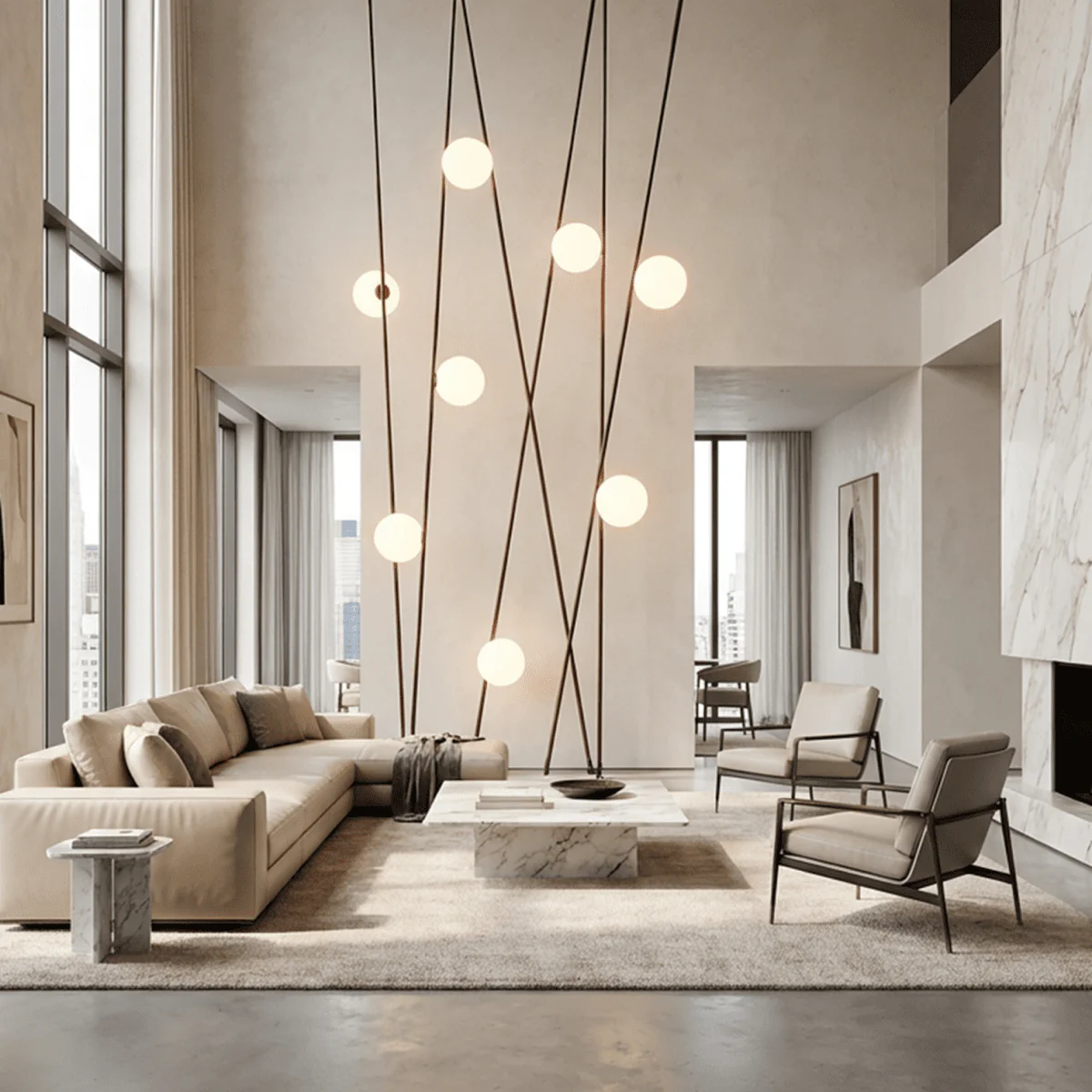 Glita Floor To Ceiling Lamp - Image 9