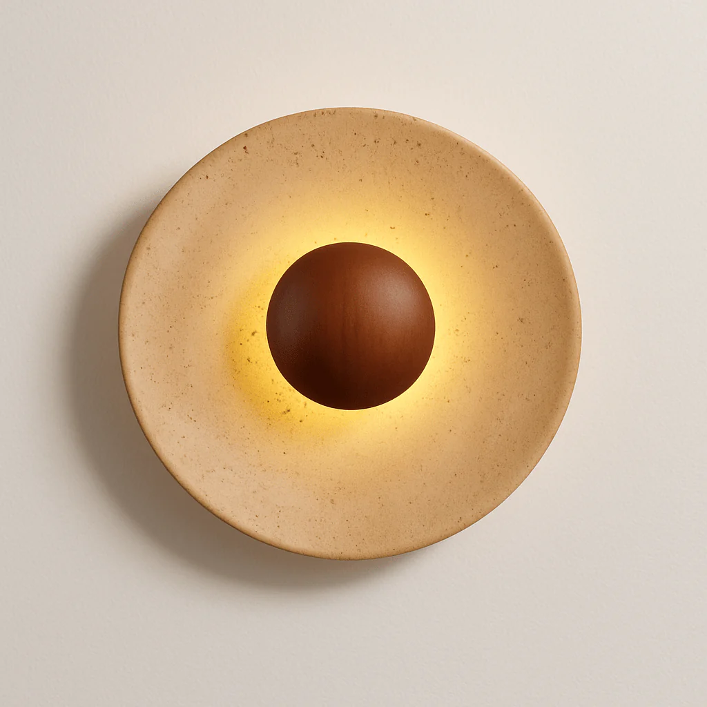 Glova Travertine Wall Lamp - Image 2