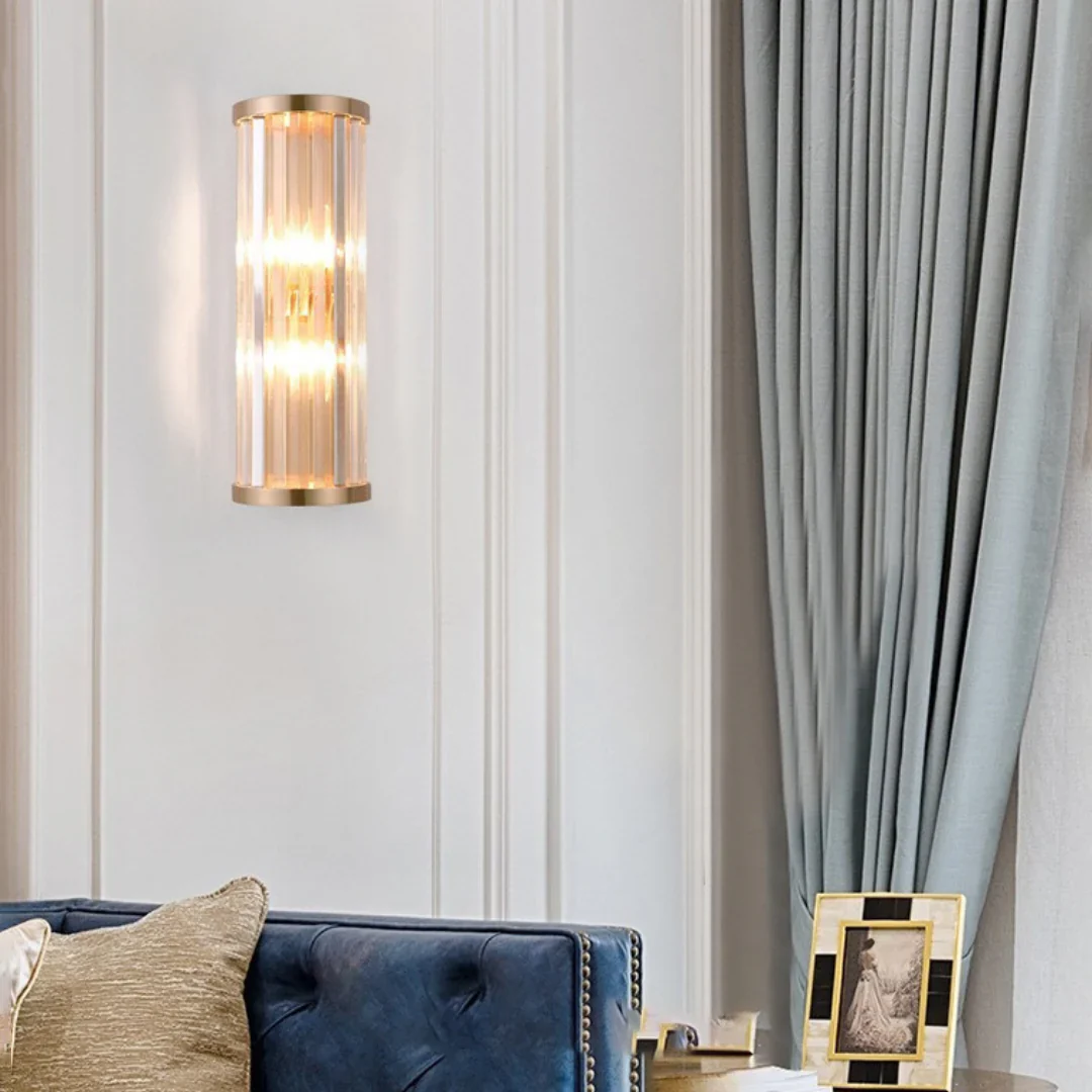 Golden Crystal Wall Lamp - Image 10