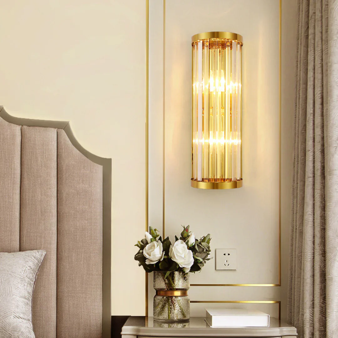 Golden Crystal Wall Lamp - Image 14