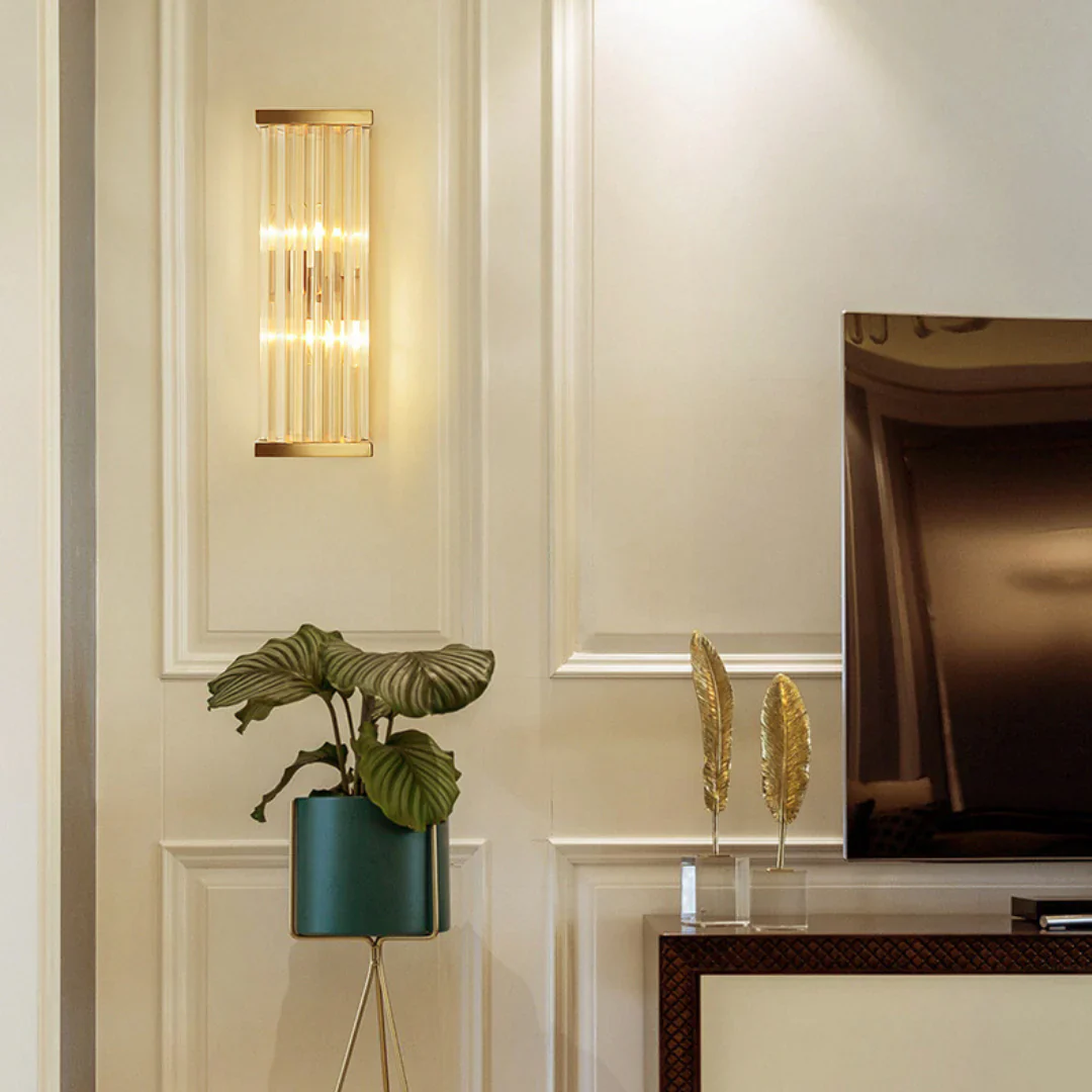 Golden Crystal Wall Lamp - Image 15