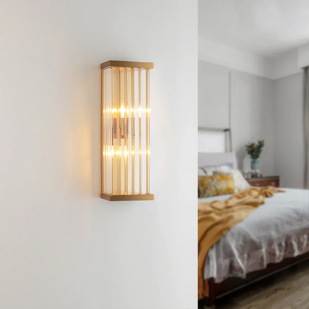 Golden Crystal Wall Lamp - Image 4