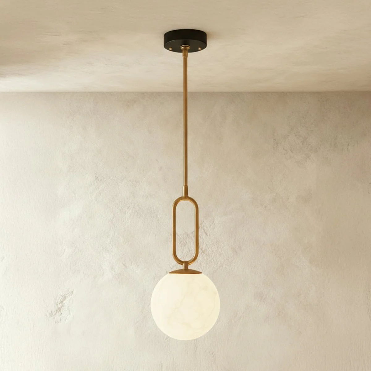 Gong Alabaster Pendant Light - Image 4