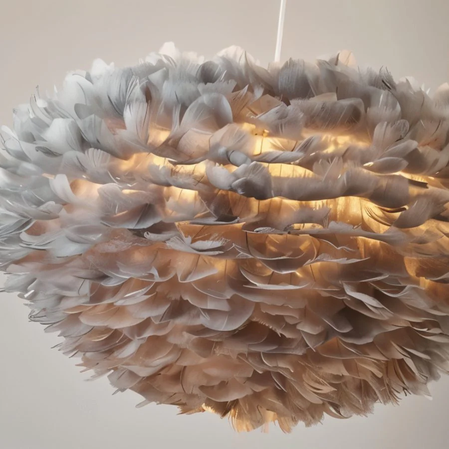 Goose Feather Pendant Light - Image 12