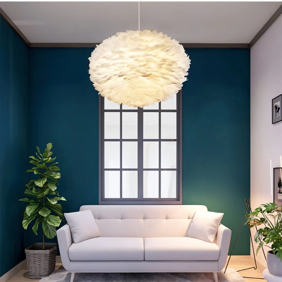 Goose Feather Pendant Light - Image 4