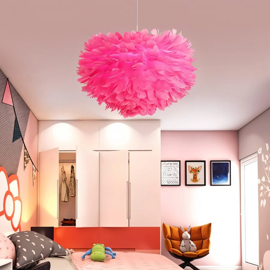 Goose Feather Pendant Light - Image 6