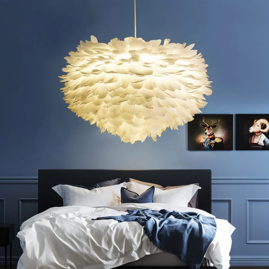 Goose Feather Pendant Light - Image 7