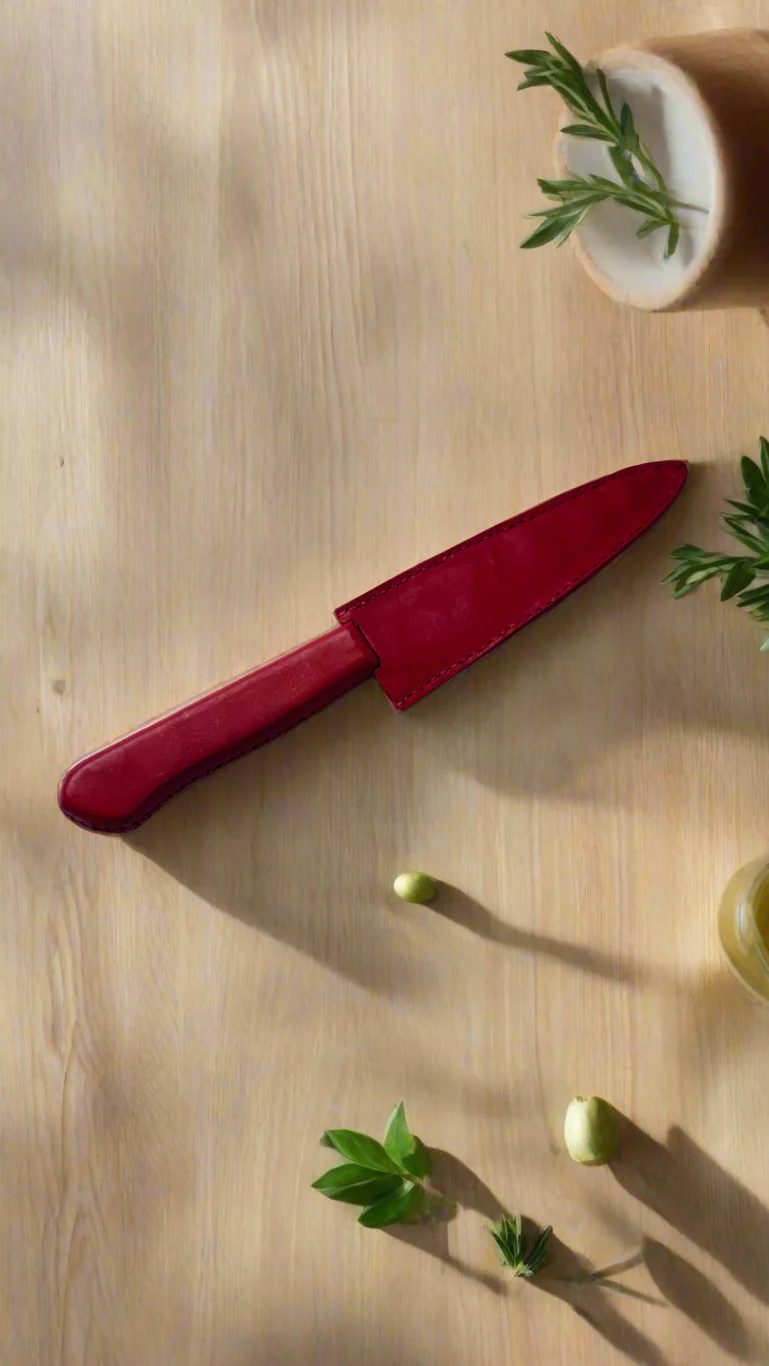 Gourmet 6" Kitchen Knife & Sheath - Image 10