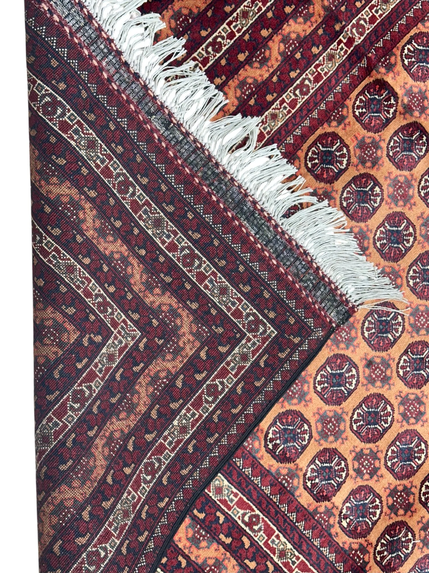 Hand-Knotted Afghani Mawri Wool Rug – 6'9″ x 9'6″ - Image 3