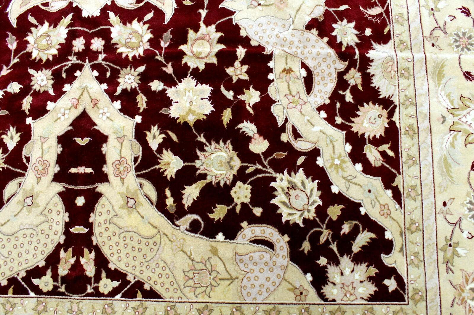 Hand-Knotted Pak-Ziegler Wool Rug – 8'7" x 11'7" – Traditional Design, Warm Earth Tones - Image 11