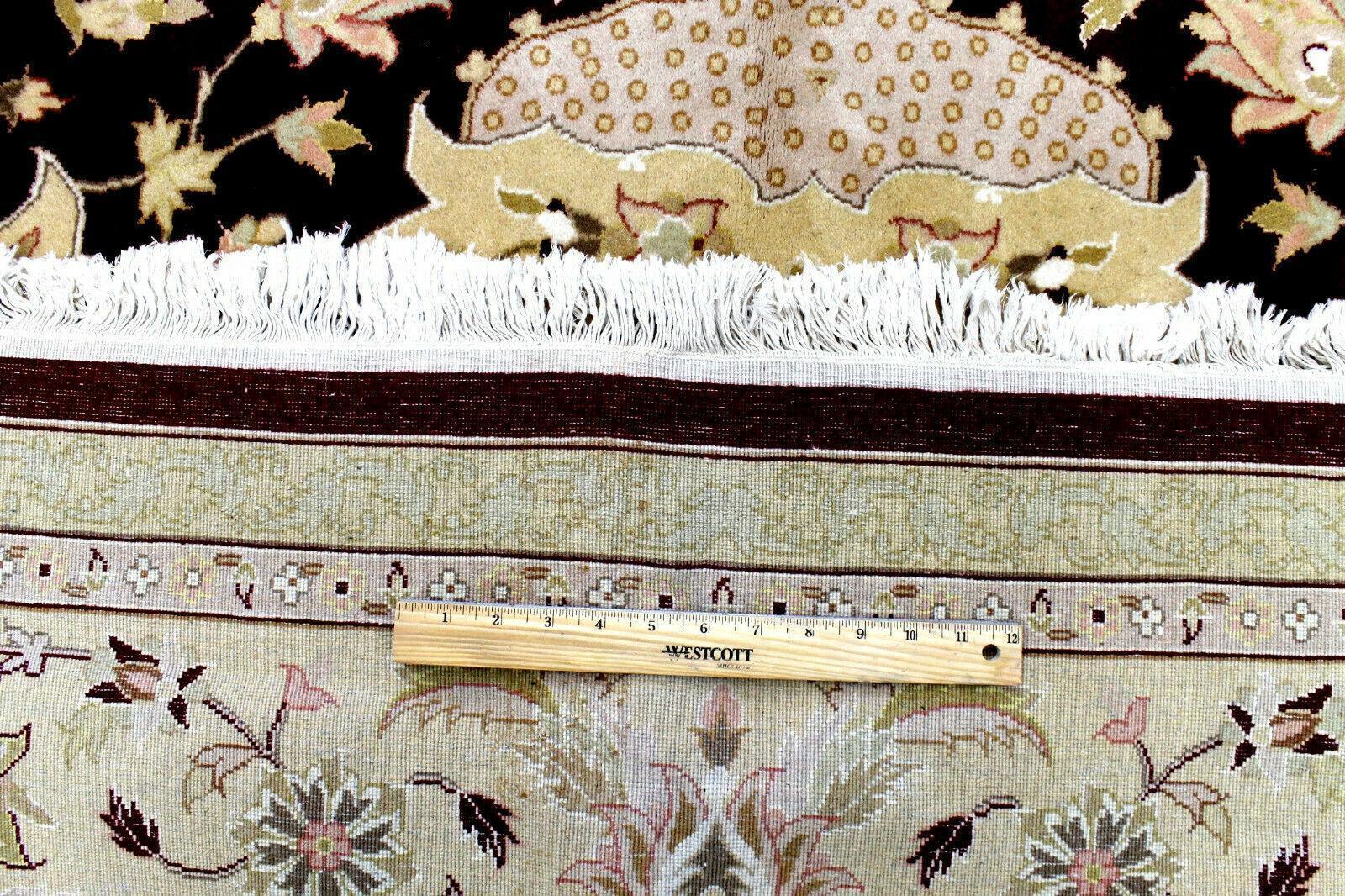 Hand-Knotted Pak-Ziegler Wool Rug – 8'7" x 11'7" – Traditional Design, Warm Earth Tones - Image 15