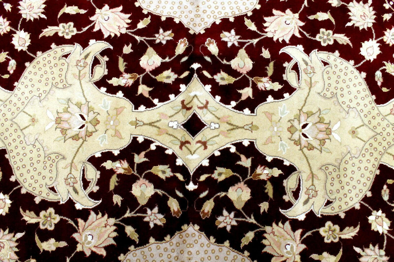 Hand-Knotted Pak-Ziegler Wool Rug – 8'7" x 11'7" – Traditional Design, Warm Earth Tones - Image 3