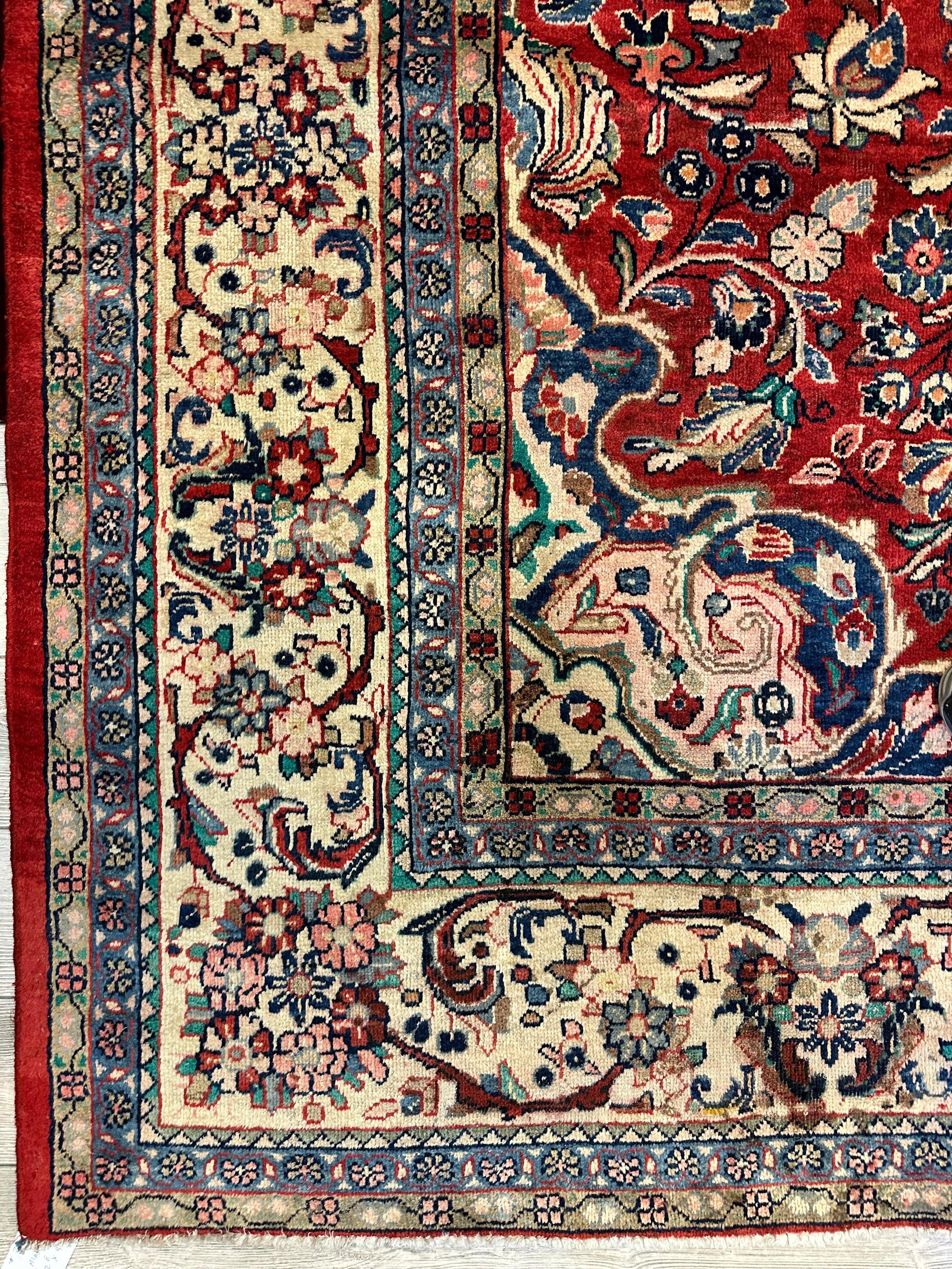 Handmade One-of-a-Kind Persian Mahal Rug - 10’ x 12’10” - Image 18