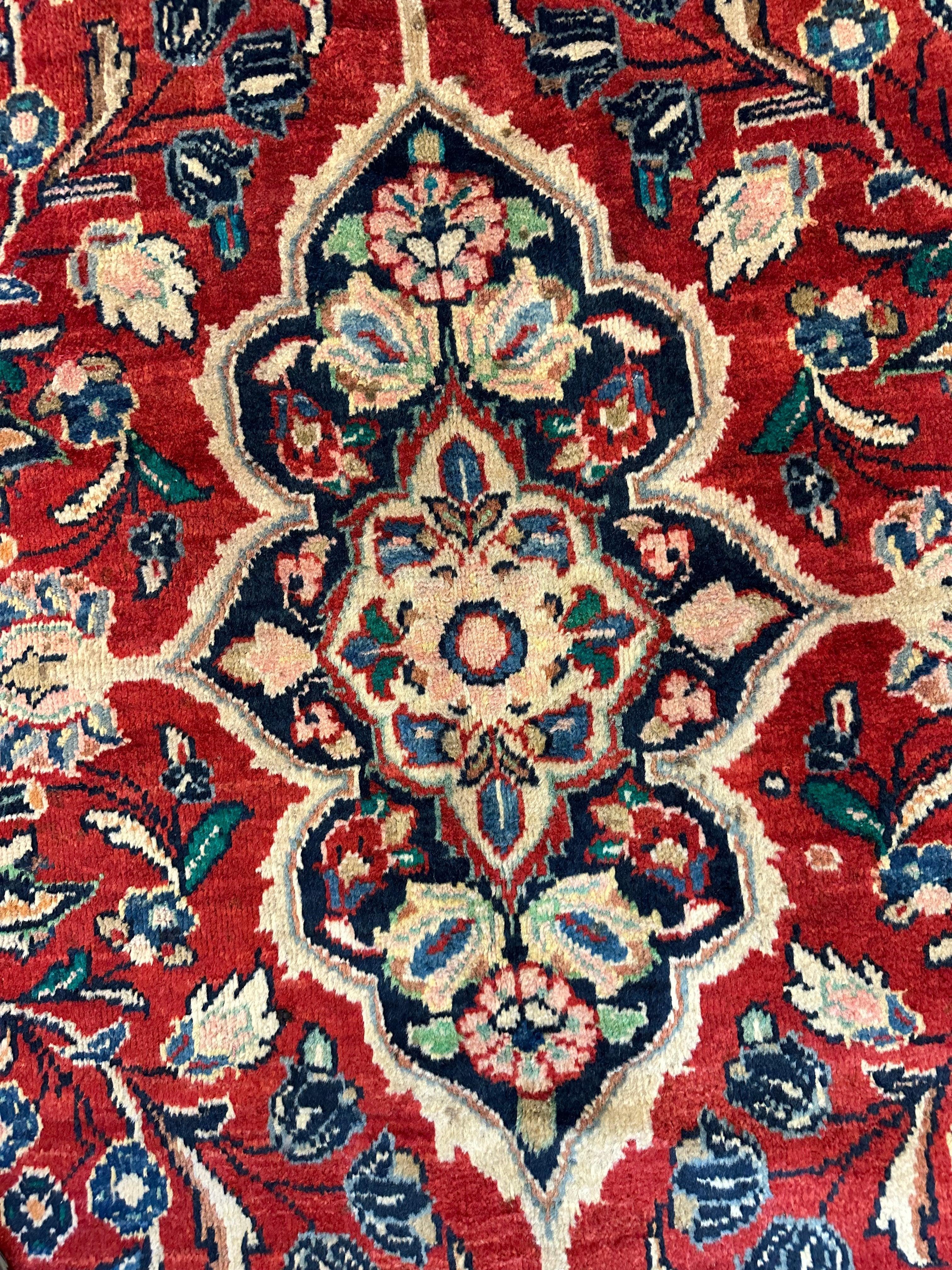 Handmade One-of-a-Kind Persian Mahal Rug - 10’ x 12’10” - Image 9