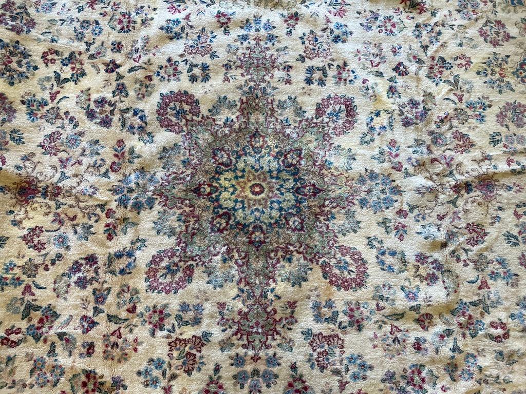 Handmade Vintage 1930's Kirman 10x13 area Rug - Image 2