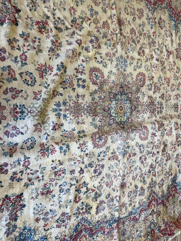 Handmade Vintage 1930's Kirman 10x13 area Rug - Image 3
