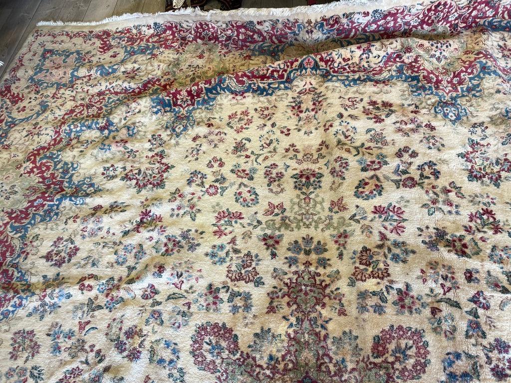Handmade Vintage 1930's Kirman 10x13 area Rug - Image 6