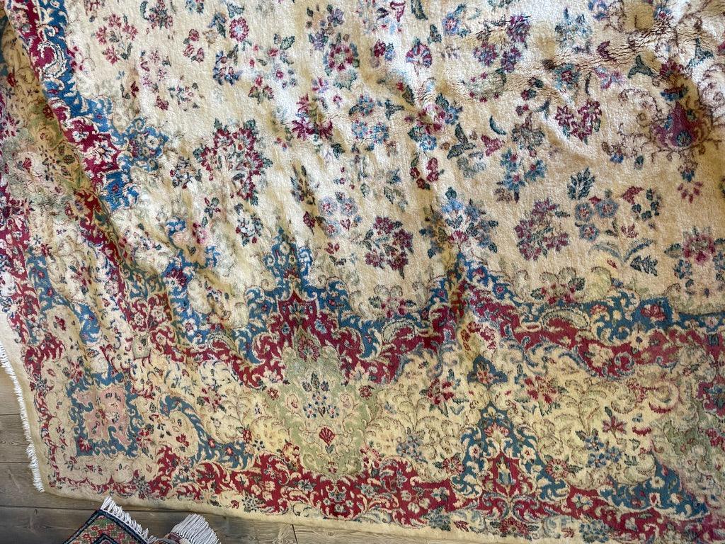 Handmade Vintage 1930's Kirman 10x13 area Rug - Image 7