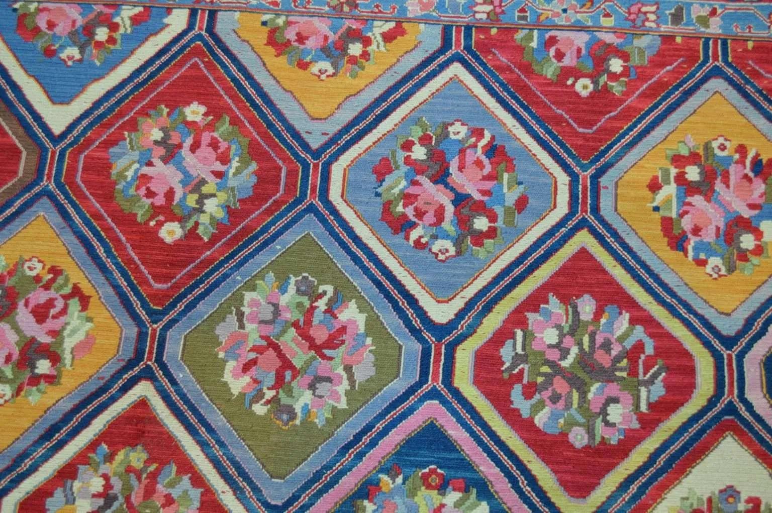 Handwoven Nourison Soumak SK43 Multicolor Area Rug – 8'5" x 11'7" – Professionally Cleaned - Image 7