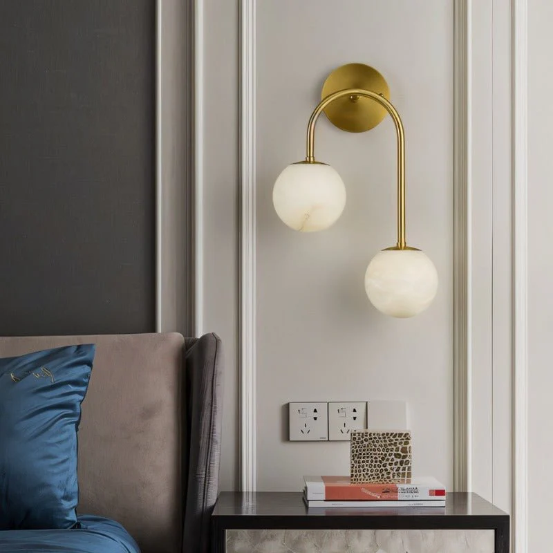 Hulel Alabaster Wall Sconce - Image 9
