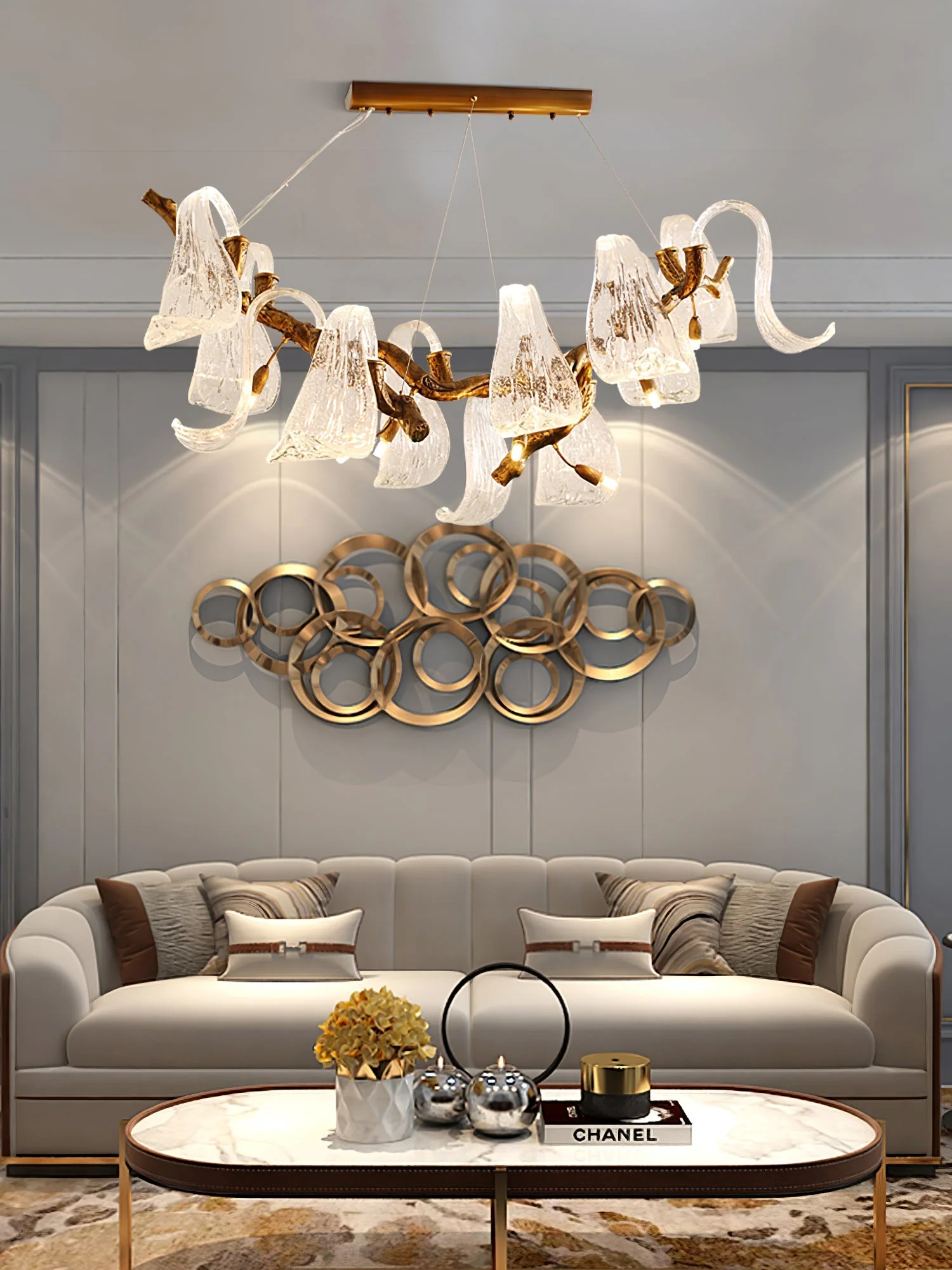 Icarus Wings Horizontal Chandelier - Image 13