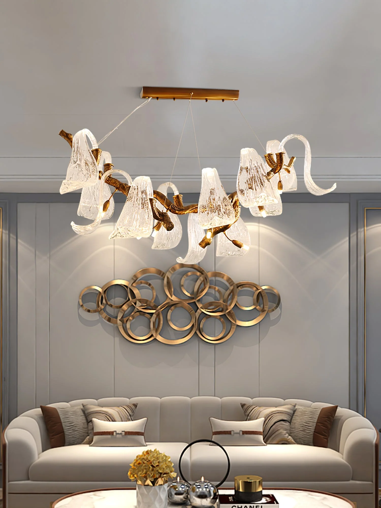 Icarus Wings Horizontal Chandelier - Image 6