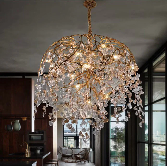 Idyllic Glass Leaves Chandelier - Image 22