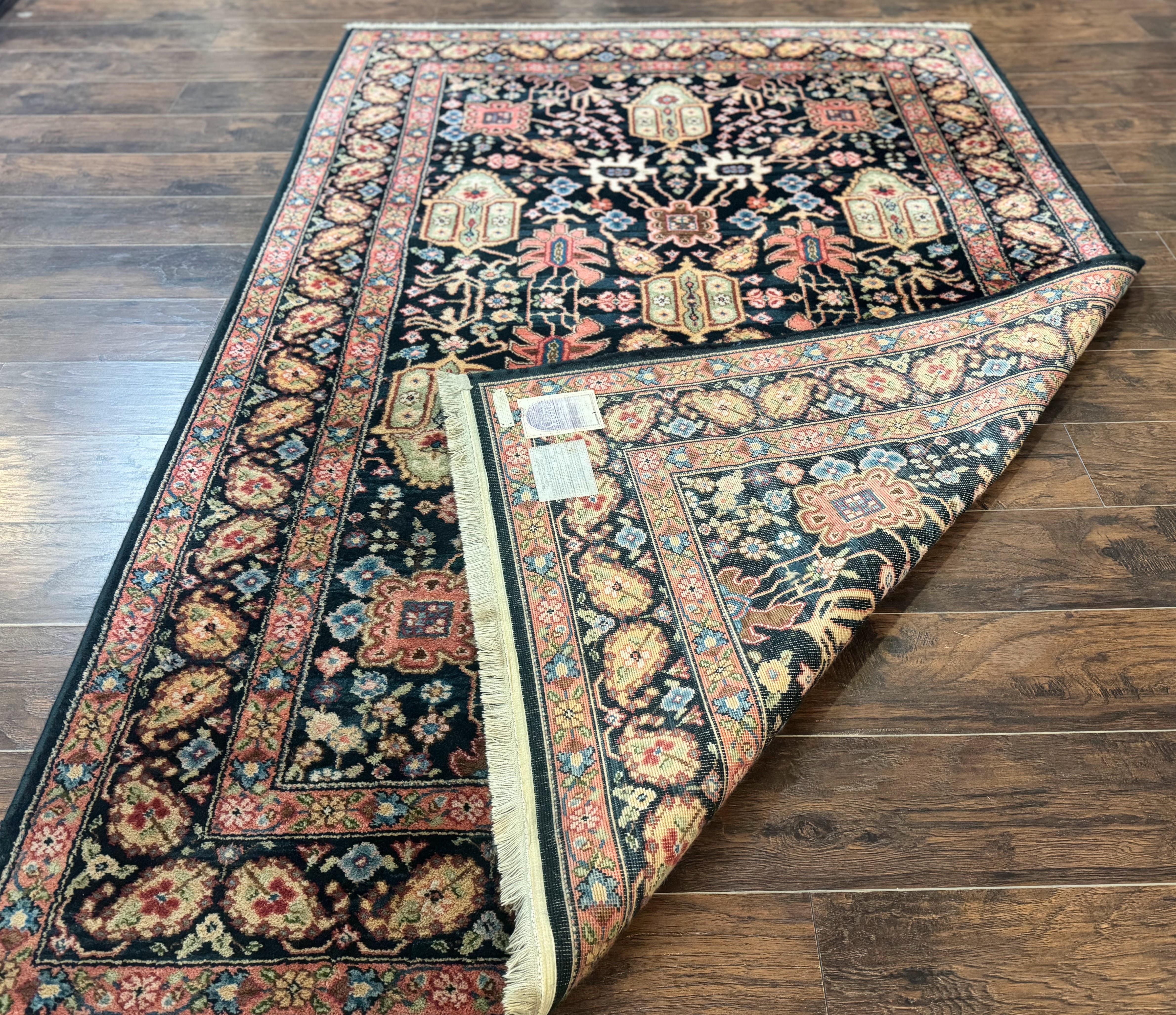 Karastan Rug 5.9 x 8.6, Chahar Mahal #604, Wool Vintage Discontinued Karastan Carpet - Image 11
