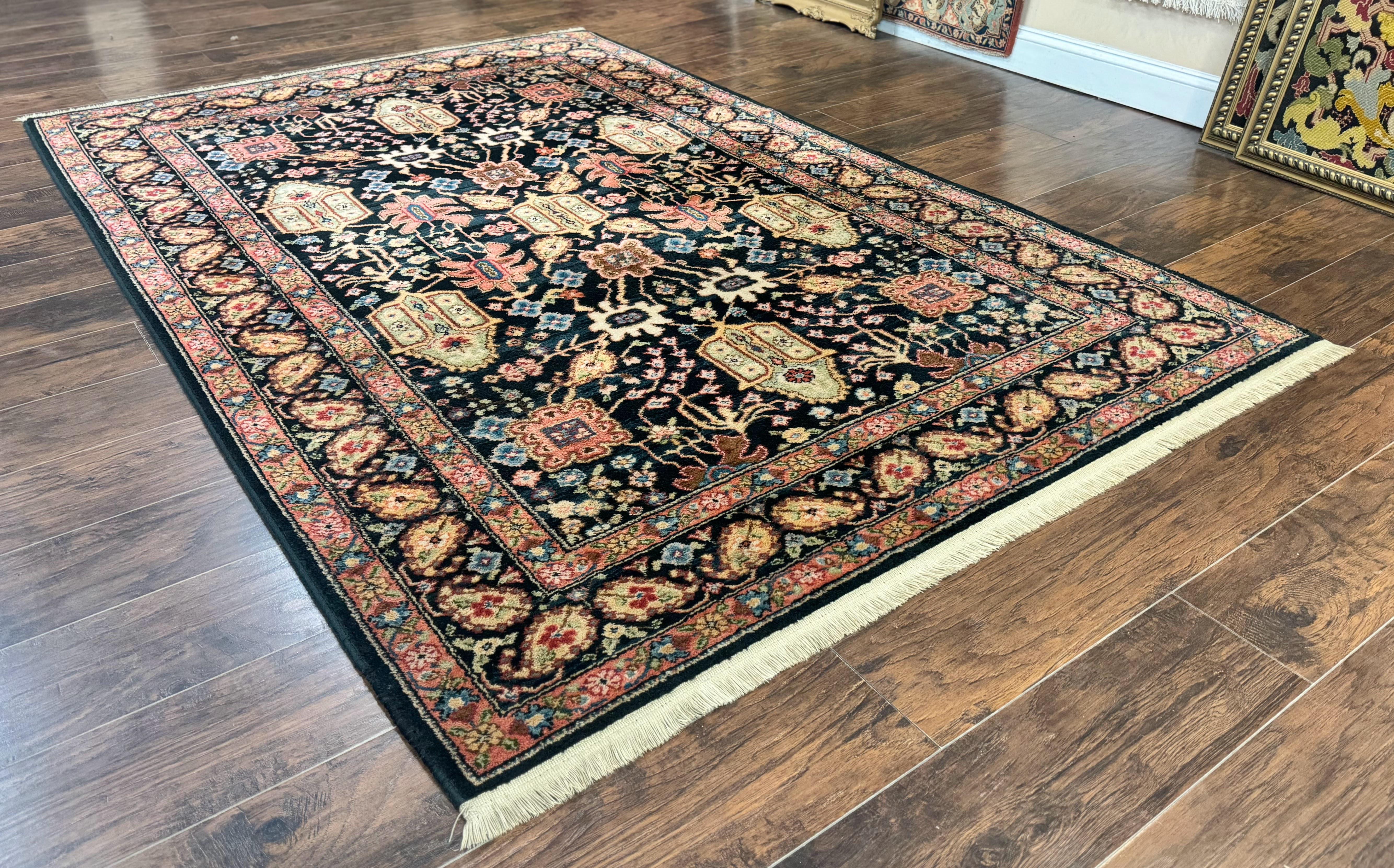 Karastan Rug 5.9 x 8.6, Chahar Mahal #604, Wool Vintage Discontinued Karastan Carpet - Image 12