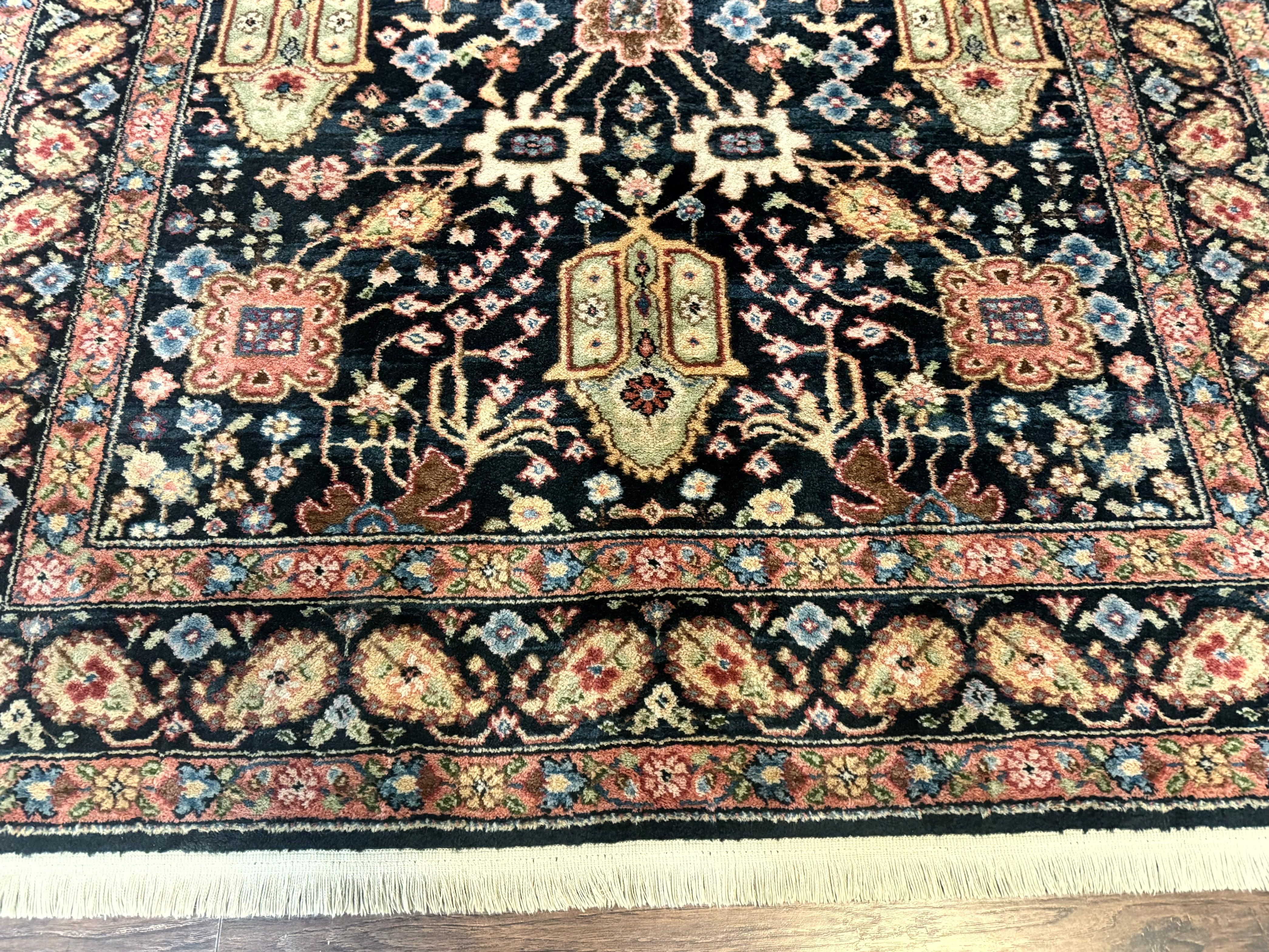 Karastan Rug 5.9 x 8.6, Chahar Mahal #604, Wool Vintage Discontinued Karastan Carpet - Image 5