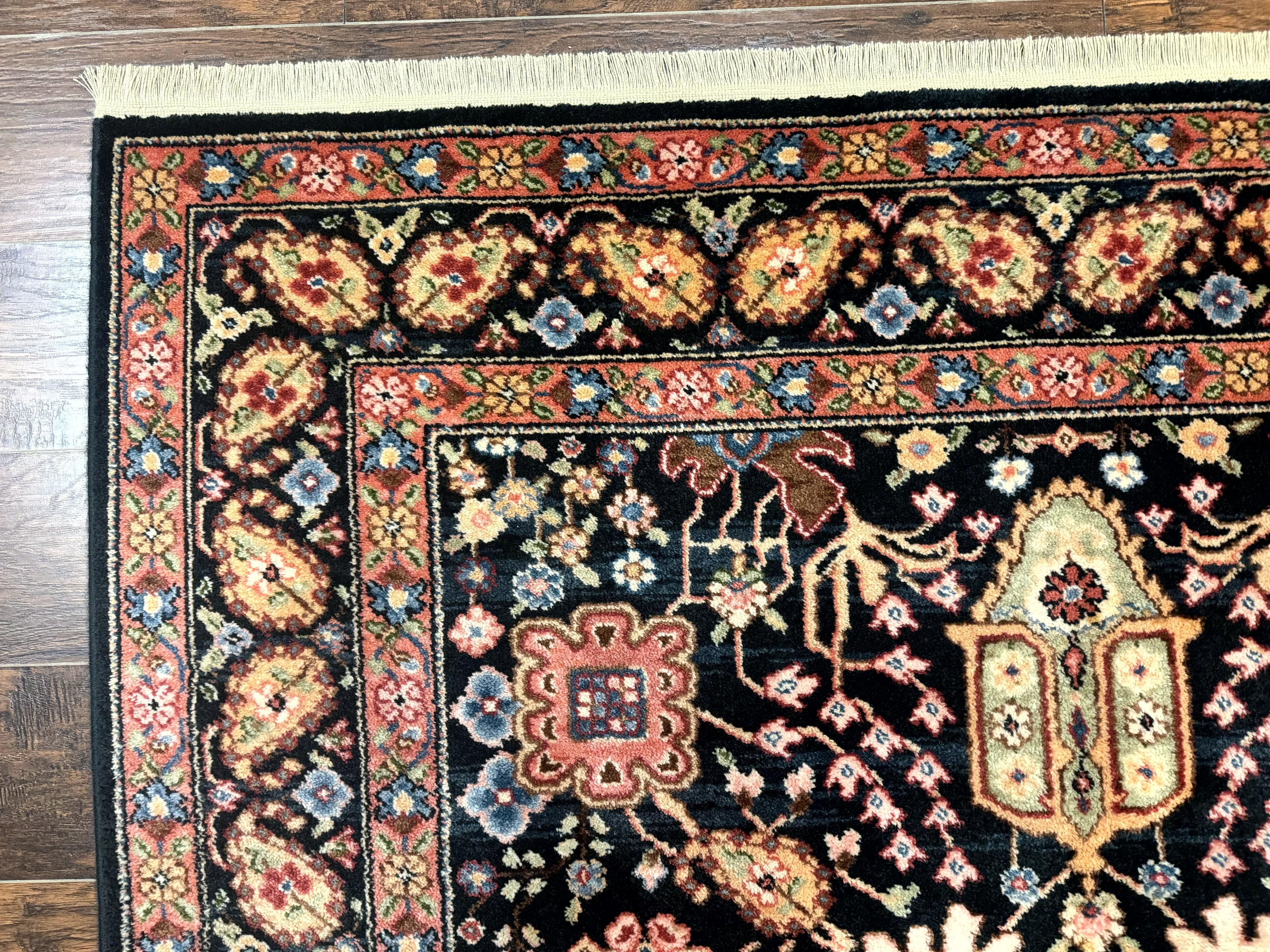 Karastan Rug 5.9 x 8.6, Chahar Mahal #604, Wool Vintage Discontinued Karastan Carpet - Image 6